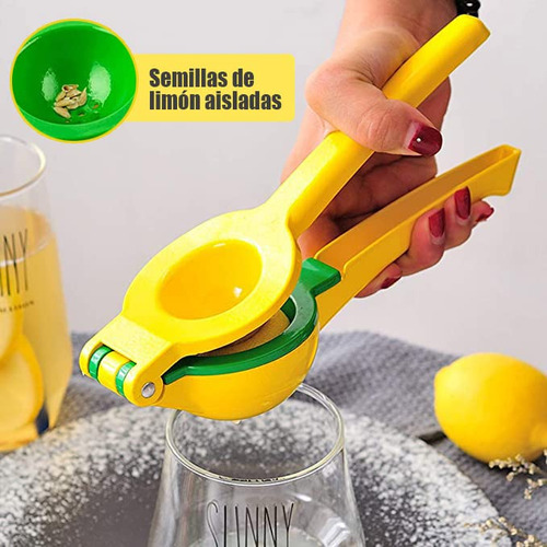 Exprimidor De Limones, 2 En 1 Manual Lemon Squeezer,