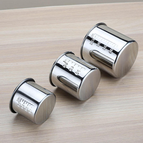 5 Vaso Graduado Para Medicinas, Vaso De Acero 120 Ml