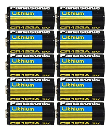 Panasonic Cr123a Baterías De Litio De Litio De 3v, 0,67  De