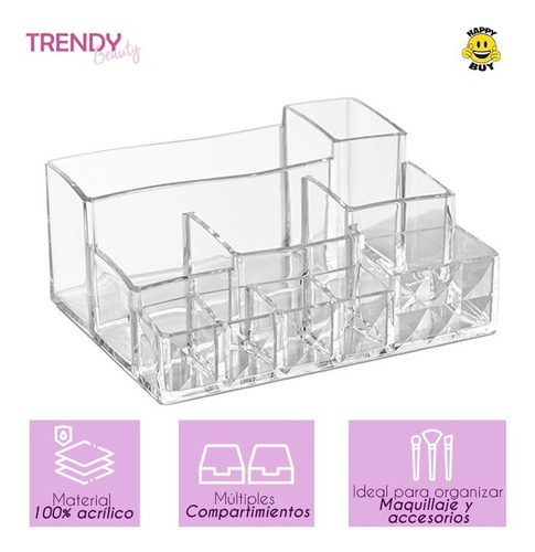 Organizador Cosmeticos Bijou Maquillaje Grande Completo
