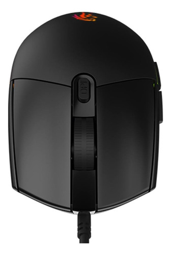 Mouse Gamer Pc Usb Luces Rgb 6 Botones 3600dpi Netmak Expert Color Negro