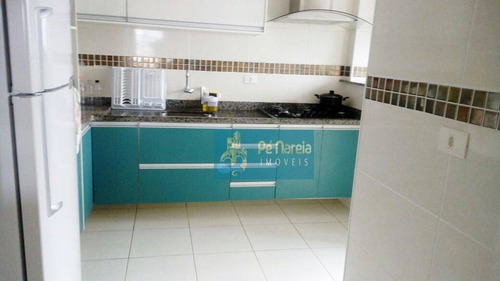Imagem 11 de 21 de Apartamento Com 2 Dormitórios, 2 Suítes, Sacada Gourmet, 2 Vagas, À Venda, 89 M² Por R$ 560 - Tupi - Praia Grande/sp - T2t142a - Ap0097