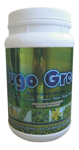 Jugo Green (verde) Mix Fibra En Polvo 1.2 Kg