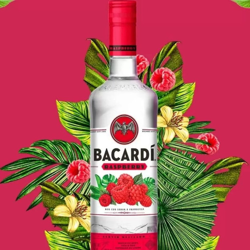 Caja De 12 Bacardí Blanco Razz 750 Ml