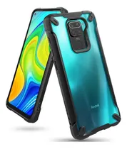 Comprar Funda Ringke Fusion X para Xiaomi Redmi Note 9 Uso Rudo Bumper Negro