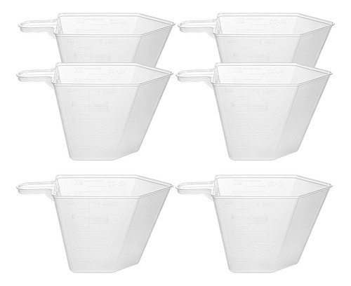 6 Ppc Que Mide La Taza De Medición De Contenedores