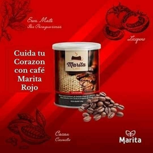 Leche De Coco En Polvo Organic + Cafe Rojo Marita Várices