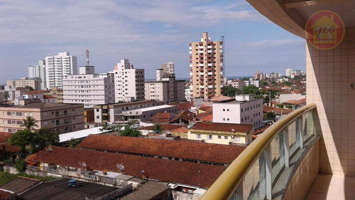 Apartamento À Venda, 75 M² Por R$ 360.000,00 - Caiçara - Praia Grande/sp - Ap5588