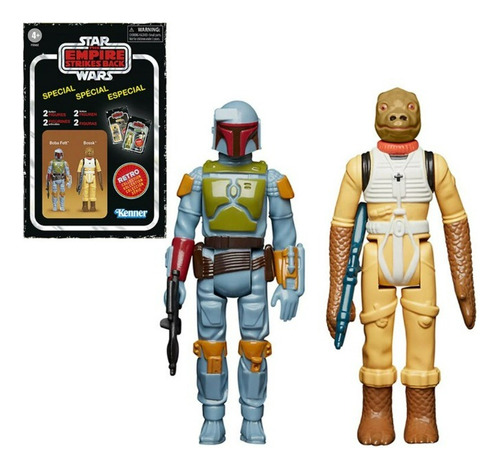 Star Wars Retro Collection Bossk & Boba Fett 3.75 Pack
