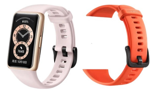 Huawei Band 6 Gold, Sakura Pink Y Naranja (2correas) Fra-b19