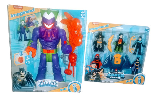 Imaginext Pack Joker Insider Y Batman Family