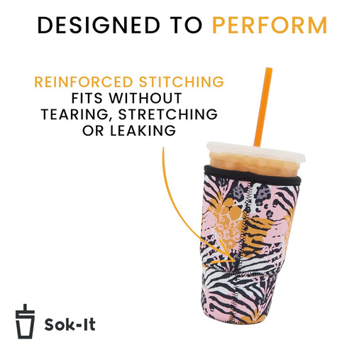 Sok It Java Sok - Funda De Neopreno Aislada Para Taza De Caf