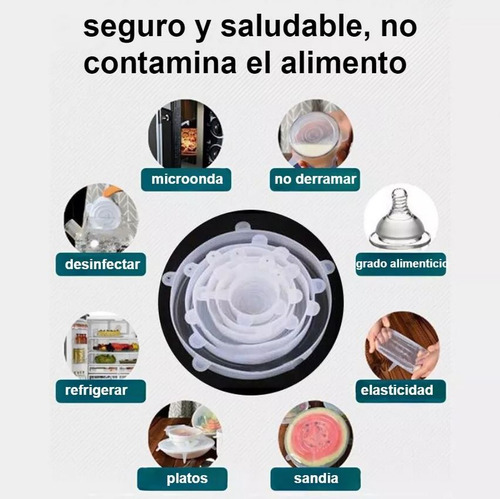 Bascula Gramera Digital De Precisión Y 6 Tapas Herméticas De Silicon Flexible Reutilizable 1 Gr Hasta 2000 Gr Inoxidable Escala Electrónica Balanzas Cocina Pesa
