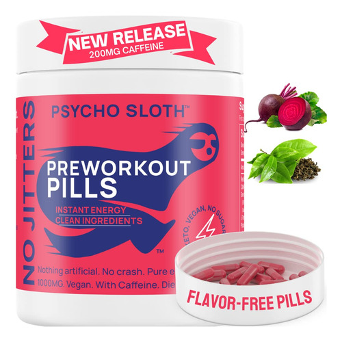 Pre Workout Pills - Endless Energy · Endurance · Laser Focus