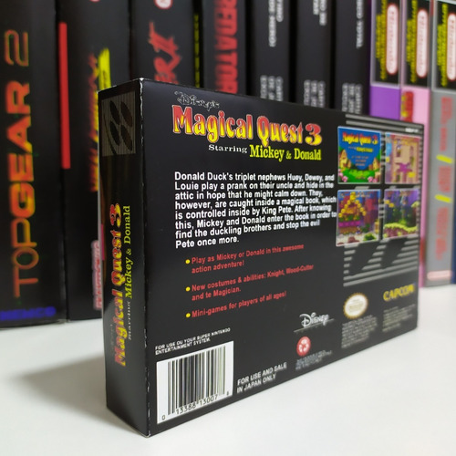 Mini Box Magical Quest 3 Starring Mickey And Donald (snes)