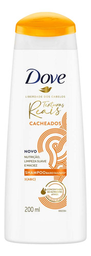 Kit 06 Shampoo Dove Texturas Reais Cacheados - 200ml