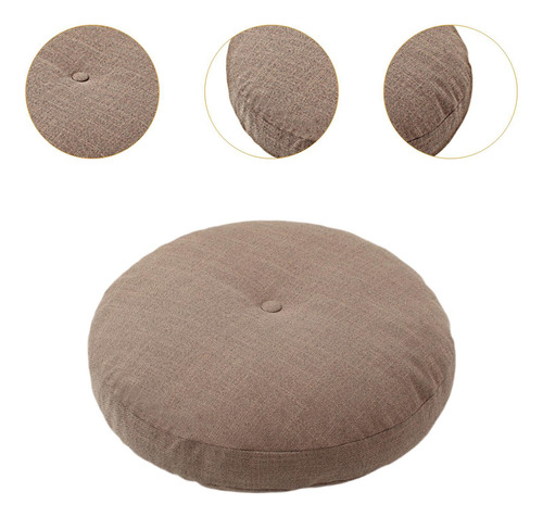Rii Almofada Decorativa Para Assento De Chão, Assento Cáqui