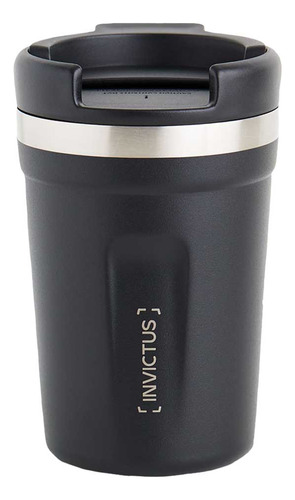 Copo Térmico Essential Com Tampa Invictus 350mL - Preto