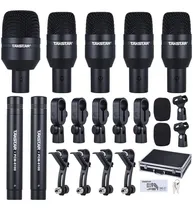 Comprar Kit De 7 Microfones Para Bateria Profissional + Case . Loja