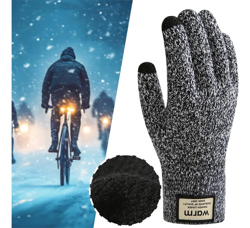 Guantes De Punto Gruesos Y Cálidos, Suaves Y Cómodos Para To