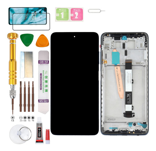 (Negro) Macro+Pantalla Para Xiaomi Poco X3 NFC M2007J20CG, M2007J20CT Gadget Troops