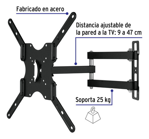Soporte Tv Articulado 13'-42' 46095 Negro
