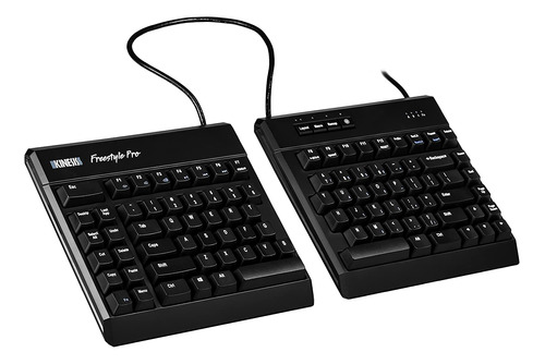 Teclado Mecanico Dividido, Ergonomico Para Pc | Negro