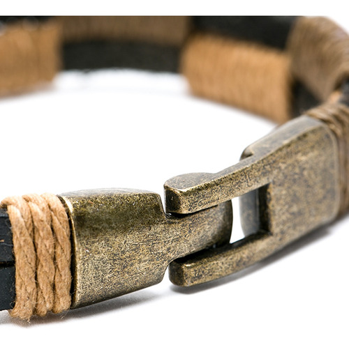 Pulseras De Cuero E Hilos Hombre Mujer Moda 2019