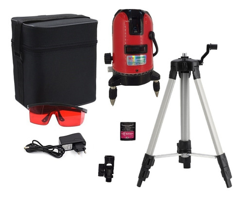 Nivel Construcción Laser Yi Long 5 Líneas Recargable +triPod