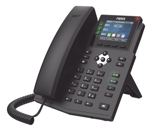 Fanvil Teléfono Ip Empresarial 6 Lineas Sip Lcd A Color, X3u