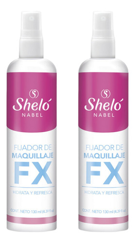 Fijador De Maquillaje Fx Con Aloe Vera Shelo Nabel® 130ml. 2