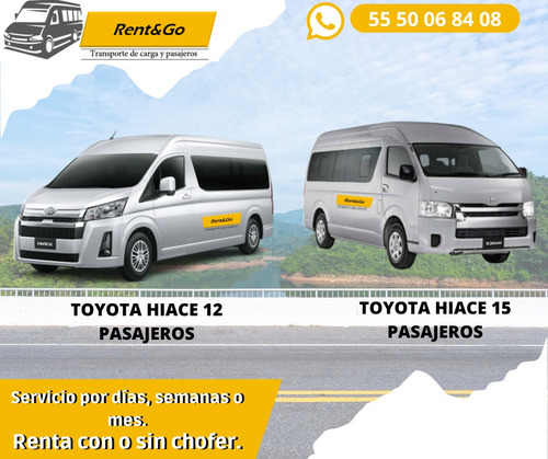 Renta De Camionetas Ejecutivas De Pasajeros Con O Sin Chofer