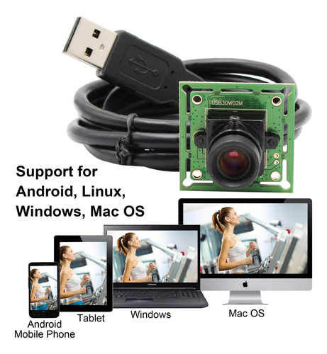 Ieights Vga Módulo De Cámara Usb Gran Angular De Alta Para