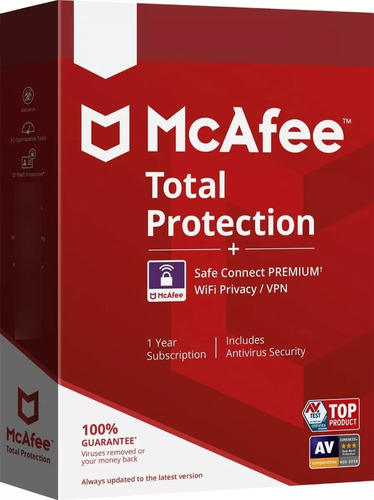 Antivirus Mcafee® Total Protection | 3 Dispositivos 2 Años