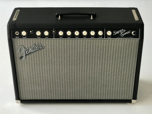 Amplificador De Guitarra Fender Super-sonic 22, 22w Valvular Negro (Usado)