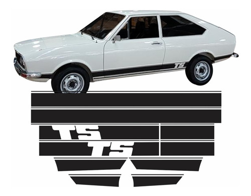 Adesivo Volkswagen Passat Ts 1977 Pts001