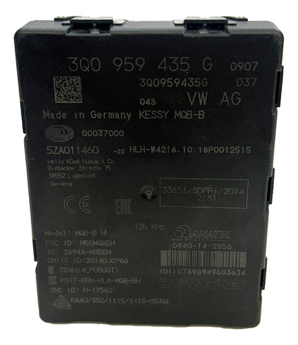 Módulo Keyless Vw Golf 2020 3q0959435g
