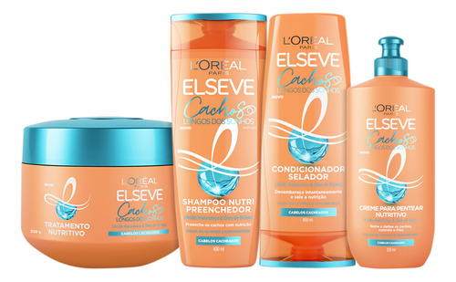 Kit Elseve L'oréal Paris Cachos Longos Dos Sonhos (4 Produto