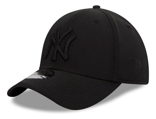 Gorra New Era York Yankees Negra Elástica 39thirty Mlb