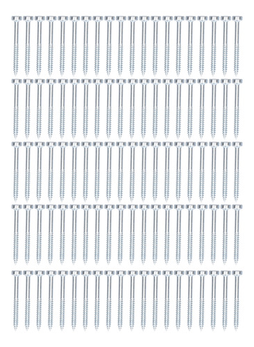 Tornillos Para Madera, 100 Piezas, Rosca Fina, De Acero Al C