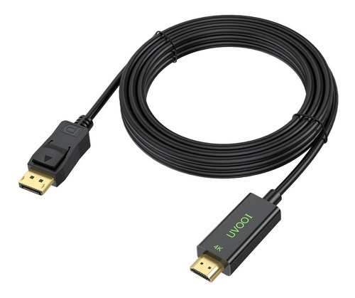 Uvooi Dp1.2 chapado En Oro Cable Adaptador De Displayport A