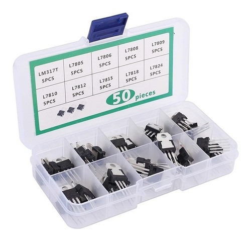 Kit Reguladores De Voltaje To-220 50 Piezas 10 Valores