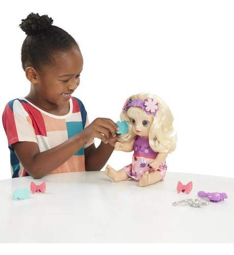 Baby Alive Corte De Cabelo Pentados Diferentes Loira E5241