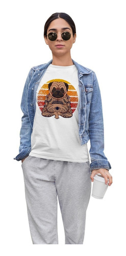 Ropa De Moda De Perritos Pug Playeras Para Mujer Modernas