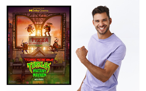 Poster De Las Tortugas Ninja Adolcentes Mutantes Dolby