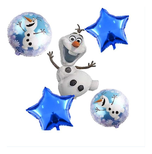 Set Globos Olaf, Frozen, El Fiestón, Cumpleaños 