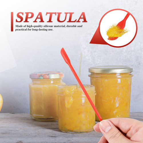 Espátula De Silicona, Espátula De Cocina, Espátula Larga, 4
