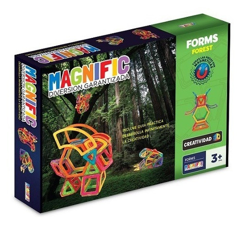 Formas Piezas Imantadas Magnific Set Forest 47 Piezas Versión Del Personaje 2218