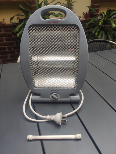 Estufa Electrica A Cuarzo 2 Potencias - Cuarzos A Reponer Gris (Usado)