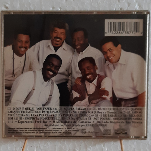 Cd - Grupo Pirraça - Rádio Patroa - 1996 (Usado)